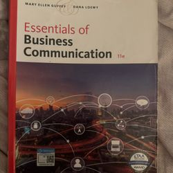 Essentials Of Business Communication