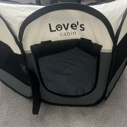 Collapsible Love’s Cabin Dog Soft Kennel