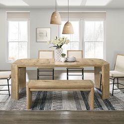 CONTEMPORARY  OAK COLOR  ENGINEERED VENER  IAK TABLEW EXTENDABLE LEAF, UPHOLSTERY LK METAL LEGS CHAIRS AVAIL ROUND+4CH  $1299!
