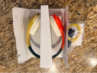 Colorful Over-Ear Headphones with Cables