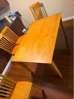 Large wooden table