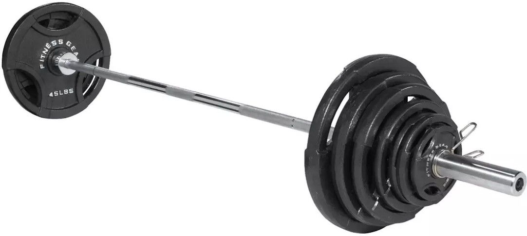 DICKS SPORTING GOODS 400LB Weight Set: 300lb Weight Set with BONUS 100lb free weights