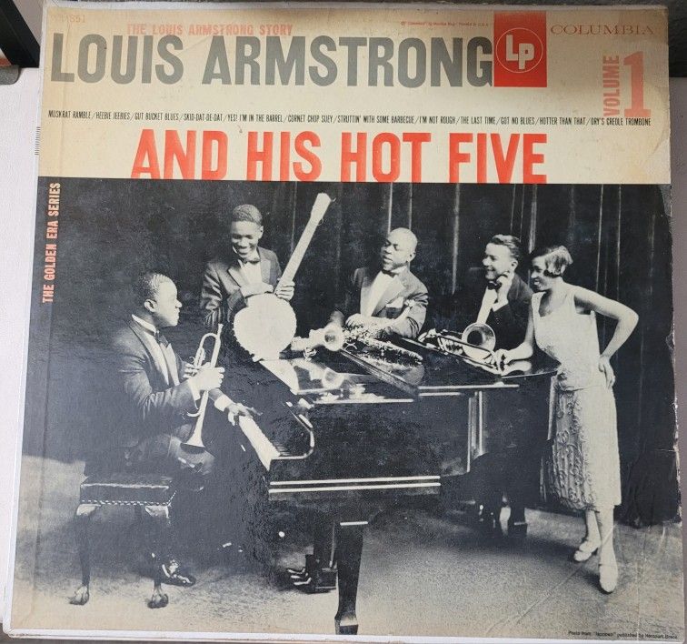 LOUIS ARMSTRONG AND HIS HOT FIVE VINYL (READ BEFORE MESSAGING) ***SEE OTHER POSTS***