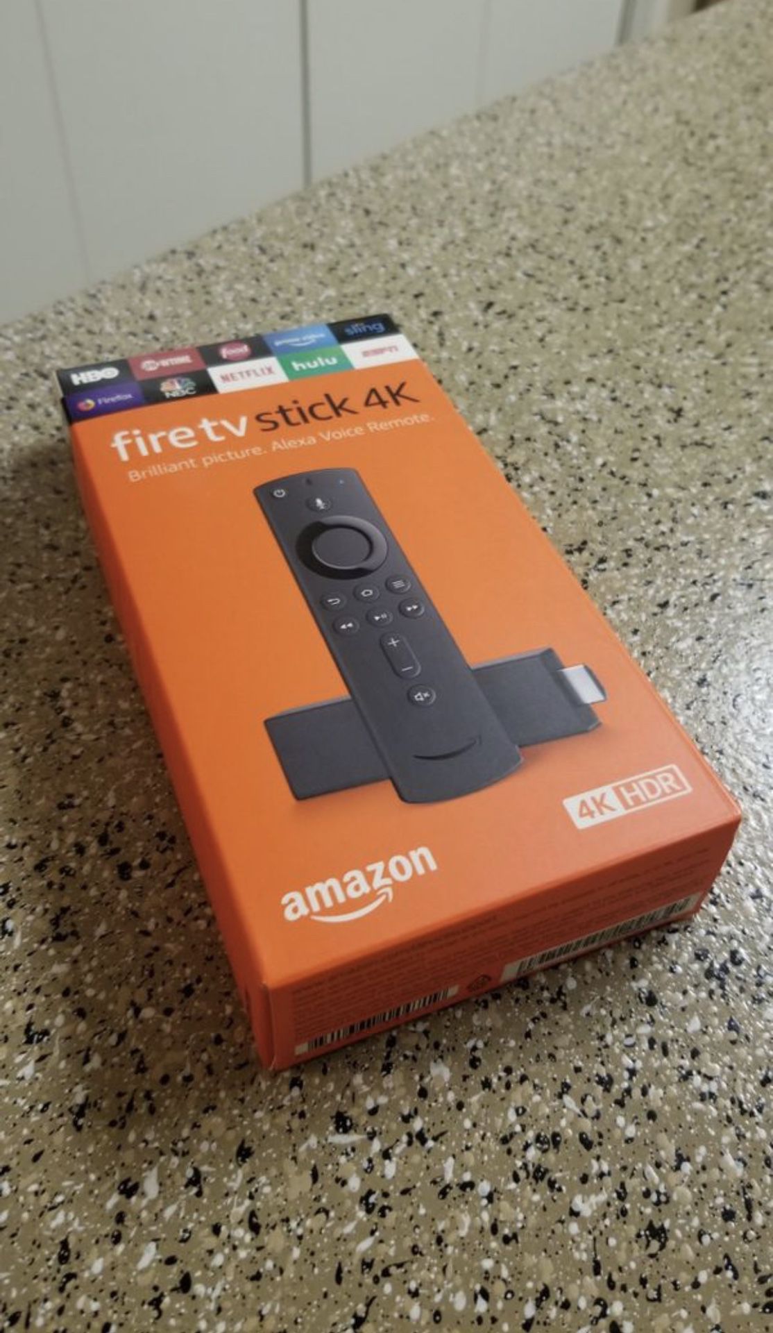 Fire TV 4K with power &volume control FULLY LOADED