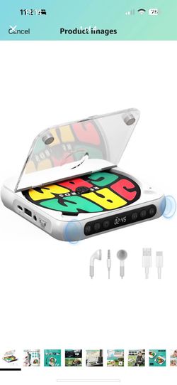 Portable CD Player With Bluetooth 