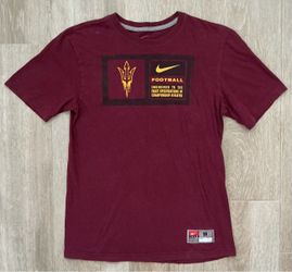 Nike Arizona State Sun Devils Football T-Shirt Shirt Medium M