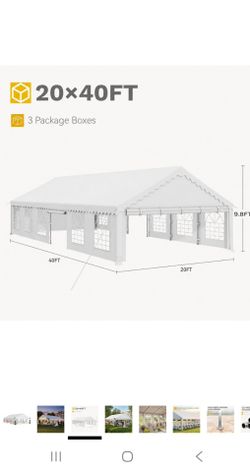 20x40 tent