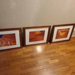 Red Rock Framed Pictures Wall Art Decor 