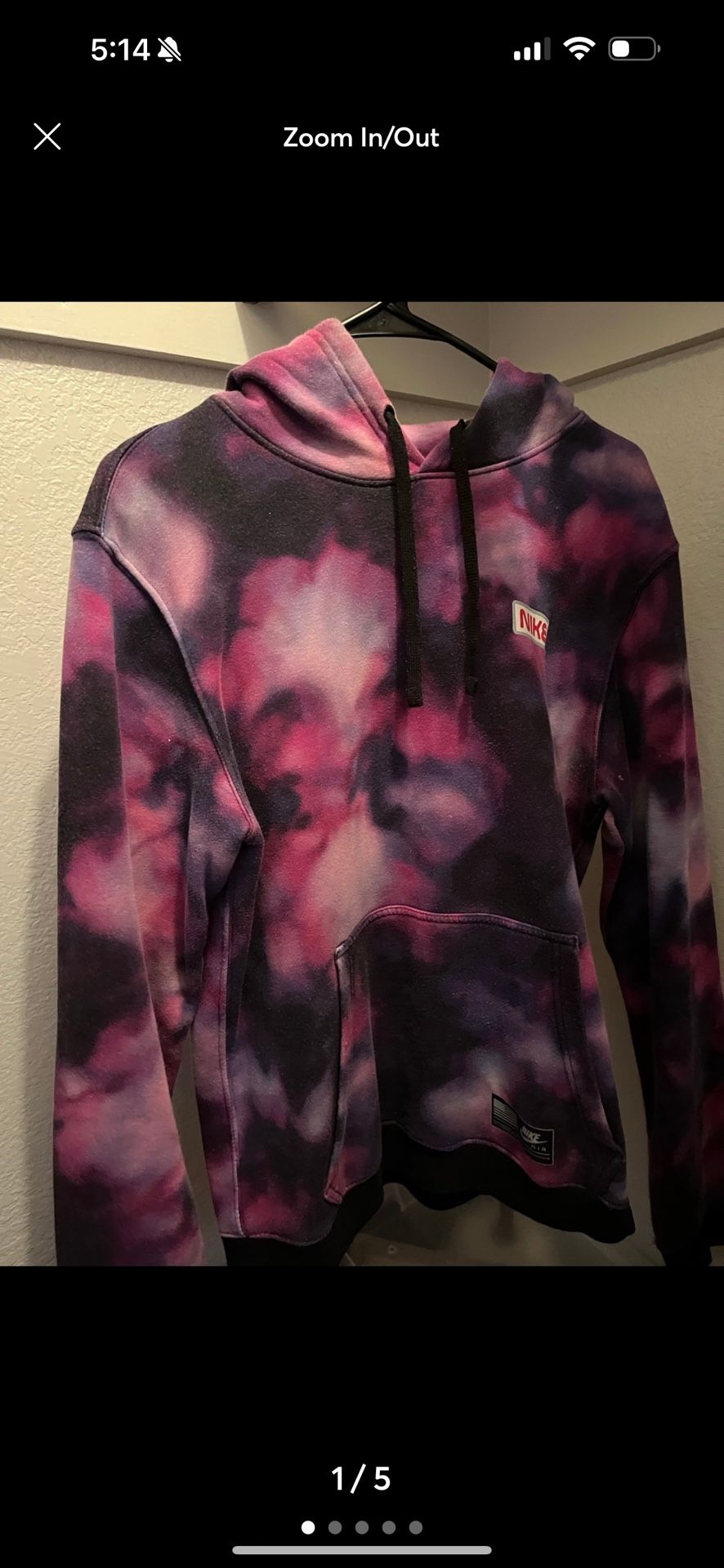 nike multicolored hoodie