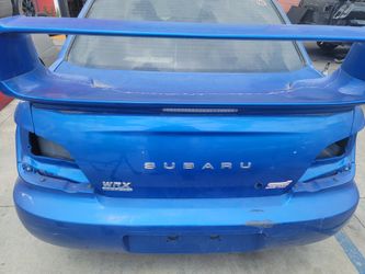 2004 SUBARU IMPREZA WRX STI REAR TRUNK
