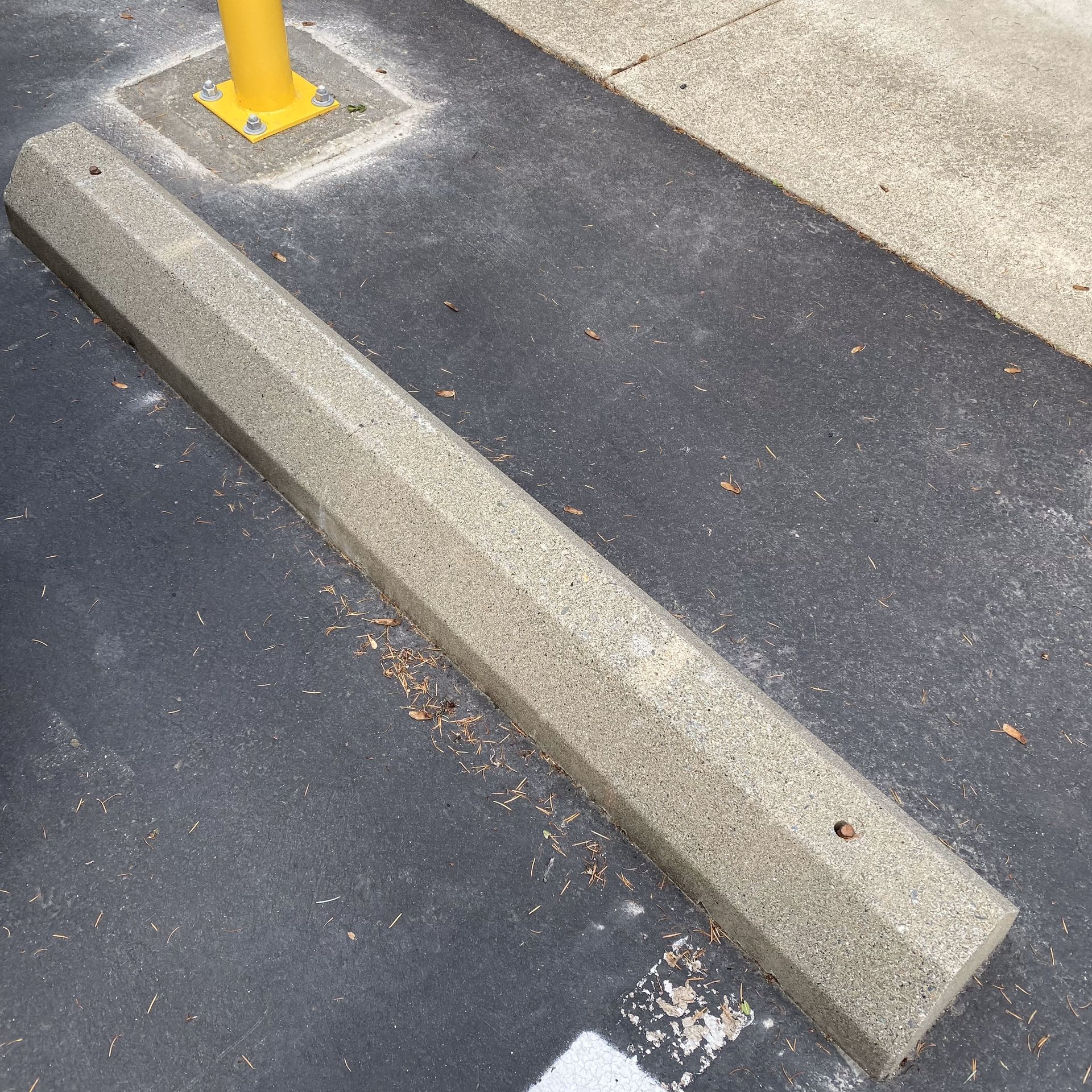 6’ Precast Concrete Parking Bumper