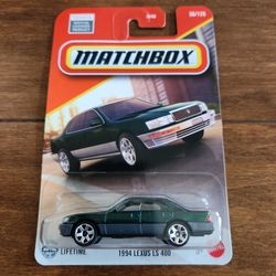 Matchbox 1994 Lexus LS 400 VIP Green Hot Wheels