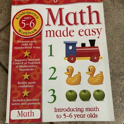 Made Made Easy Kindergarten Workbook 5-6 Yrs Old