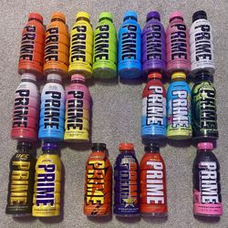 Prime Hydration Empty Bottles All Flavors