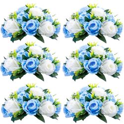 Sziqiqi Artificial Flowers Silk Rose Flowers for Wedding