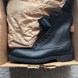 Black Leather Boots 10.5 Reg