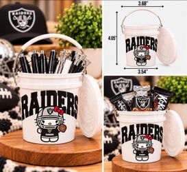 Las Vegas Raiders Hello Kitty Mini Bucket with Lid