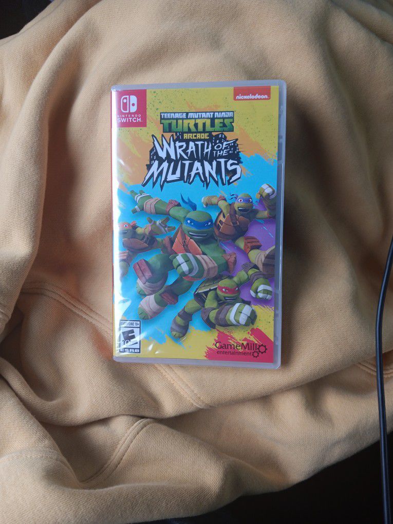 Nintendo Switch Teenage Mutant Ninja Turtles Arcade Wrath Of Mutants Video Game Brand New