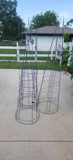 3 garden steel cages $30 all 3