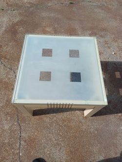 Frost top coffee table
