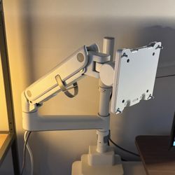 monTEK dual monitor arm (White)