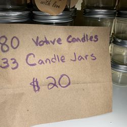 Candle Jars And Votives