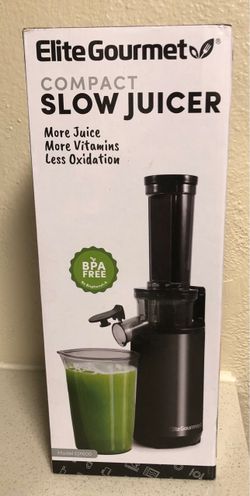 Elite Gourmet EJX600 Compact Slow Juicer