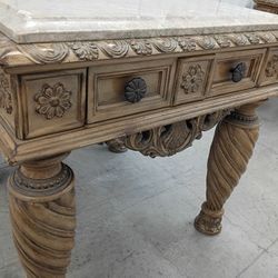 Ashley Furniture South Shore Collection Table, $75 & $50. 2nd one has some nicks in legs