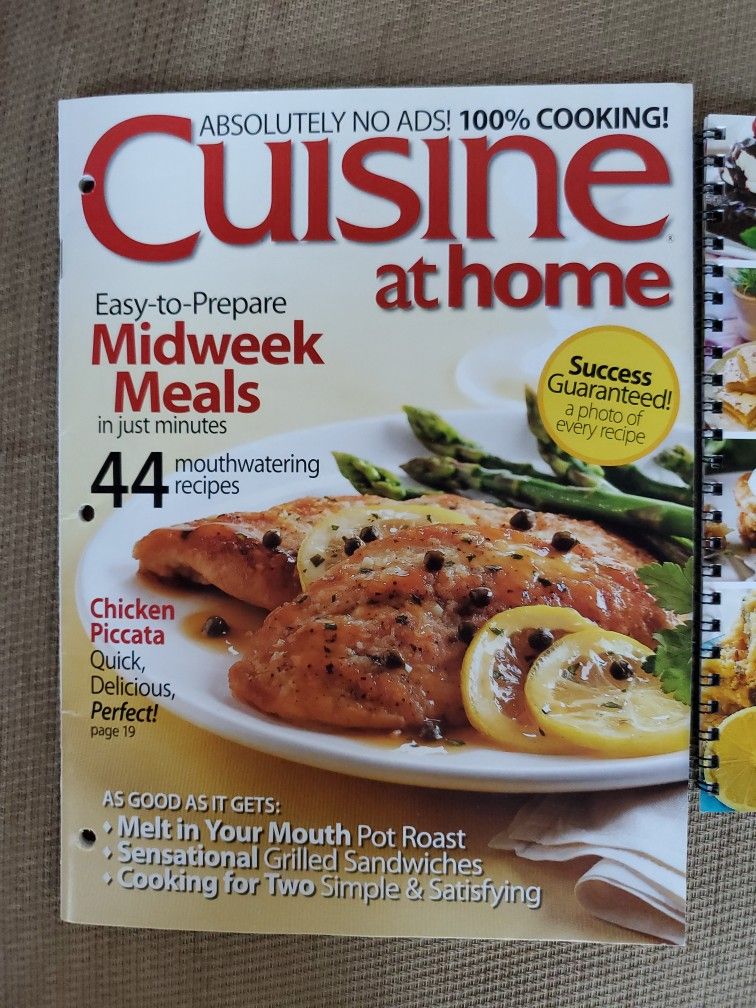 Cuisine At Home Magazine & Namaste Spiral Bond Mini Cookbook
