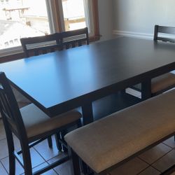 Gray Counter Height Table