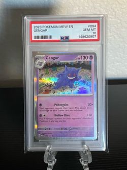 2023 Pokemon Gengar 094/156 Holo English 151 - PSA 10