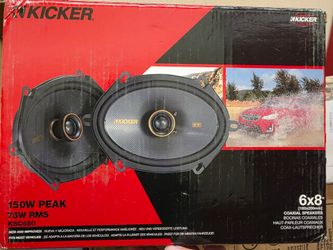 KICKER KSC680 6x8 SPEAKERS