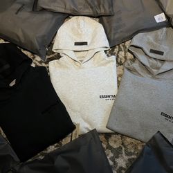 ESSENTIAL FEAR OF GOD HOODIES(small and medium)