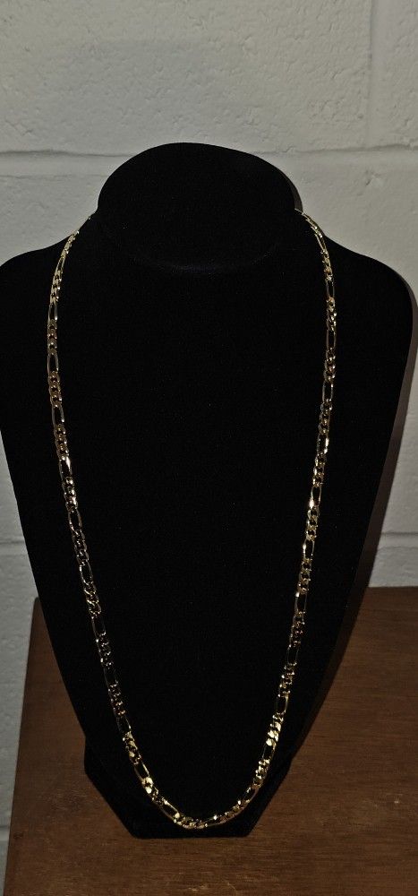 4.8mm 24" Gold Filled Figaro Chain