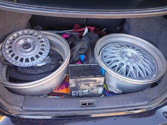 Set of Silver Alloy Wheels Rims