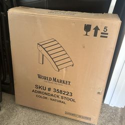 New Foot Stool Adirondack 