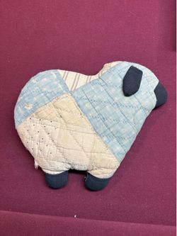 Lamb - made with antique quilt