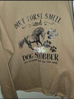 Brown Graphic Long Sleeve Shirt Size XL