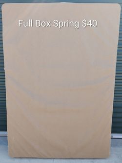 Full Box Spring $40