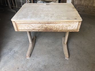 Vintage School Desks