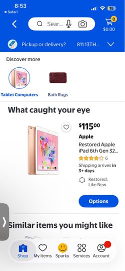 Apple iPad 6th Gen 32GB Gold