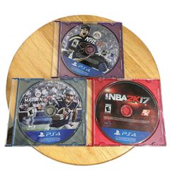 PS4 games (3) Prestine Condition Disc Only