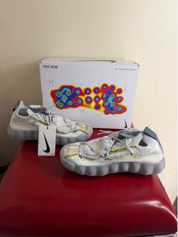 Size 10 - Nike Mind 002 Flyknit White Dark Grey IR2176-100 100% AUTHENTIC