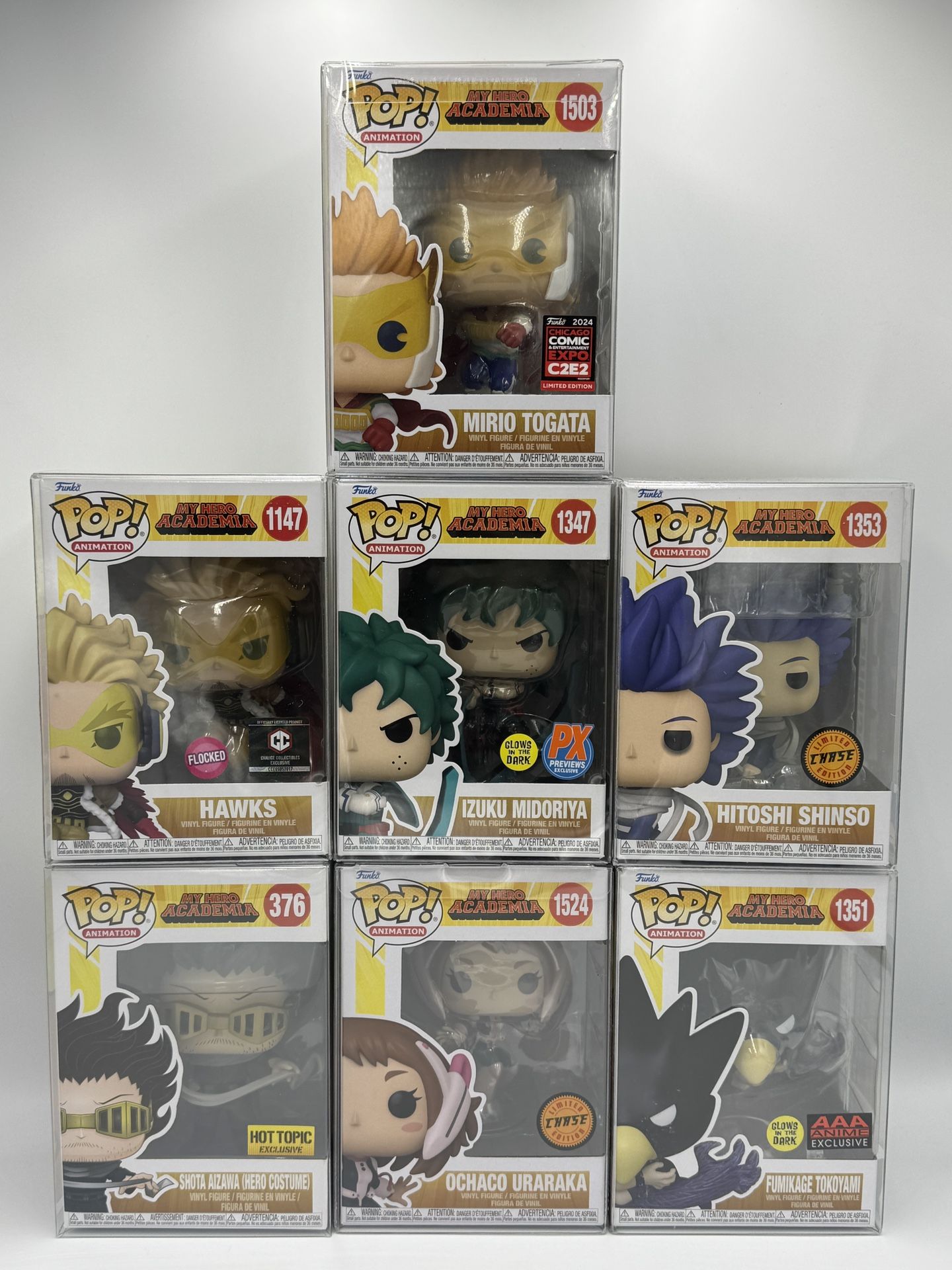 Funko My Hero Academia Lot Chase Flocked C2E2
