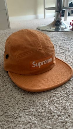 Supreme orange box logo cap