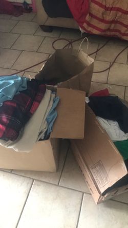 Free cloths in Delano.