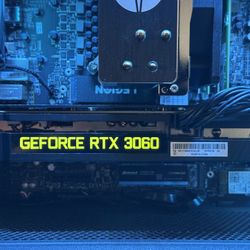 GEFORCE NVIDIA RTX 3060 Graphics Card 12GB GDDR6 3 DisplayPorts HDMI 5V10W62764