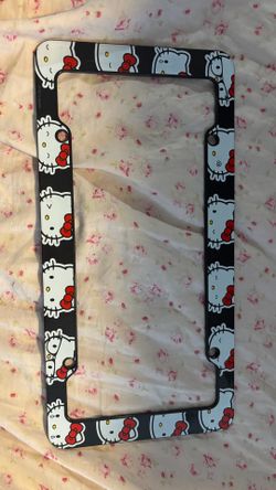 Hello Kitty License Plate Holder