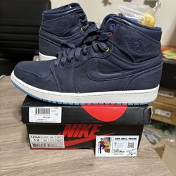 Size 12 - Aie Jordan 1 Retro High Family Forever Obsidian 2014