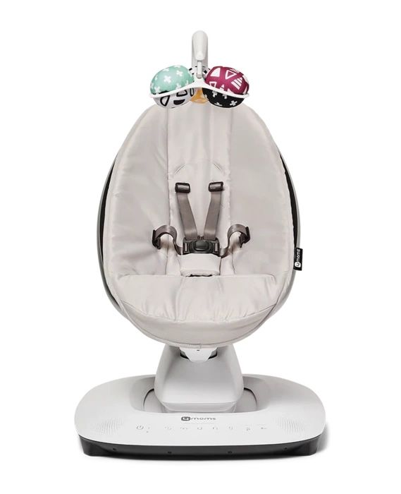 4moms MamaRoo Multi-Motion Baby Swing, Bluetooth Enabled with 5 Unique Motions, Grey